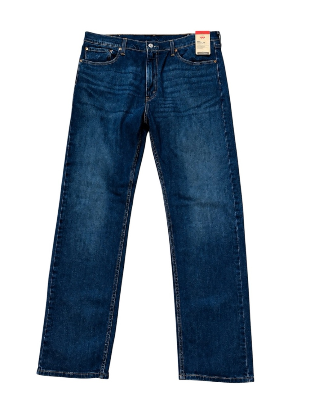 Levi's 505 Regular Stretch Jeans Men's 40x34 Dark Wash NWT Straight Leg